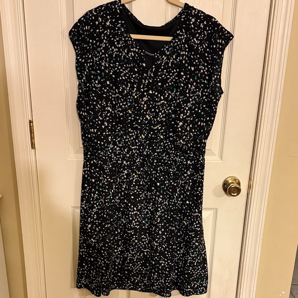 Apt. 9 Black and White Patterned Dress